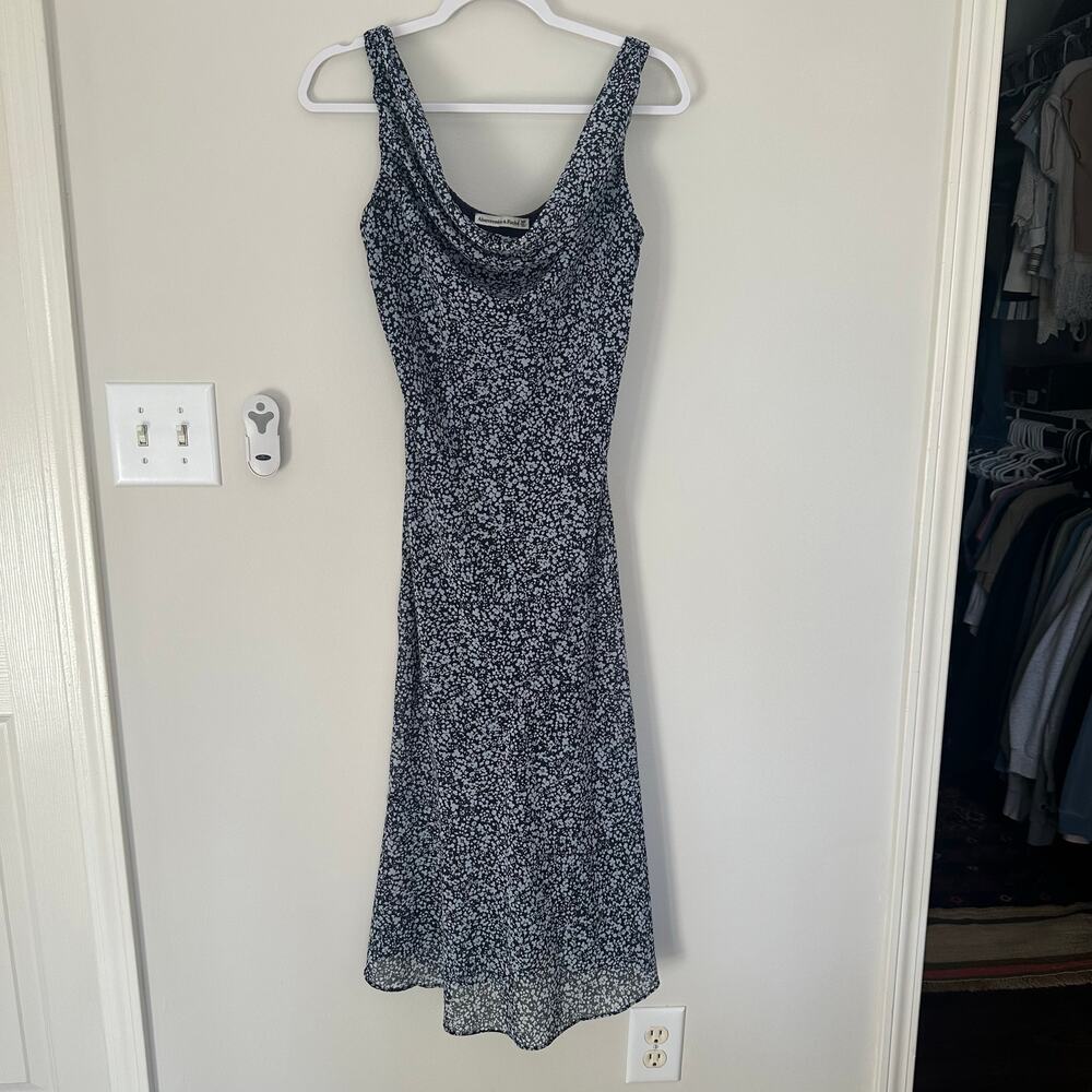 Abercrombie Blue Midi Dress Size Medium